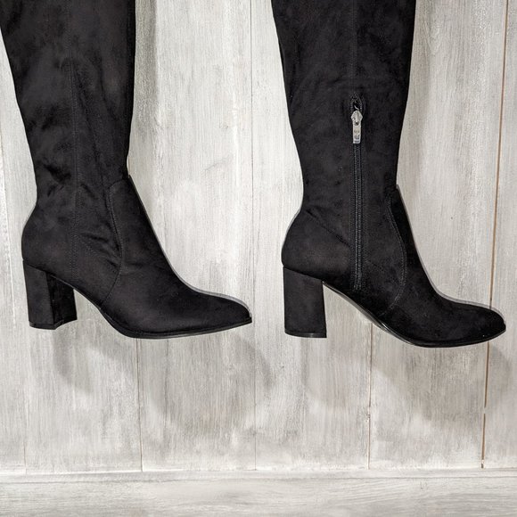Marc Fisher Mayko Over-The-Knee Suede Boots Size 7 - Picture 2 of 6